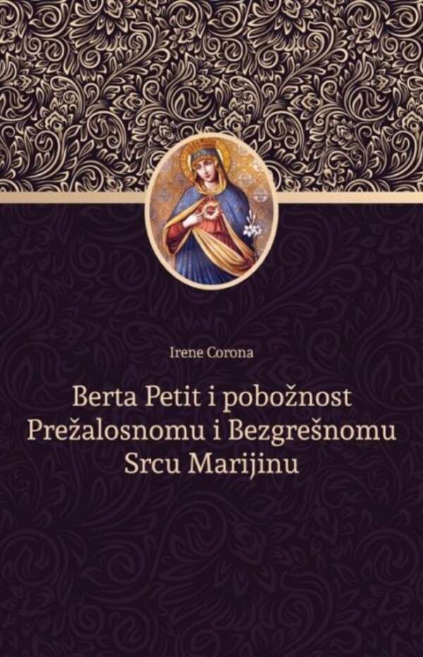 Berta Petit i pobožnost Prežalosnomu i Bezgrešnomu Srcu Marijinu - naslovnica