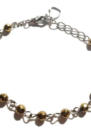 Gold Rosary narukvica – prikaz cijele desetice krunice