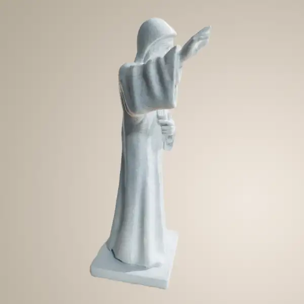 Kip svetog Šarbela – 3D PLA figura s mramornim efektom