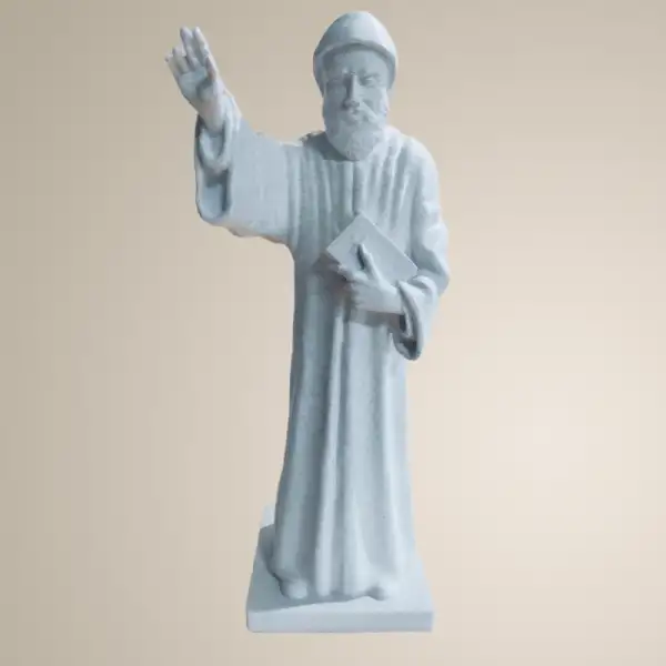 Kip svetog Šarbela – 3D PLA figura s mramornim efektom